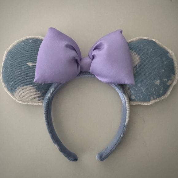 Disney Accessories - Disney Blue and Purple Minnie Mouse Ears Headband